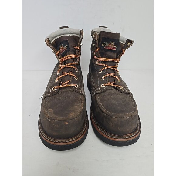 Thorogood Men's 6" Steel Toe 804-4135 Wedge Sole Moc Toe Work Boot (USA) 8 2E - Picture 6 of 7